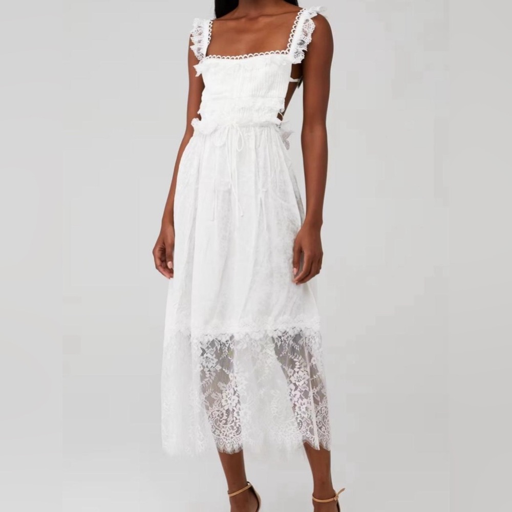 For Love & Lemons Deanne Midi Dress